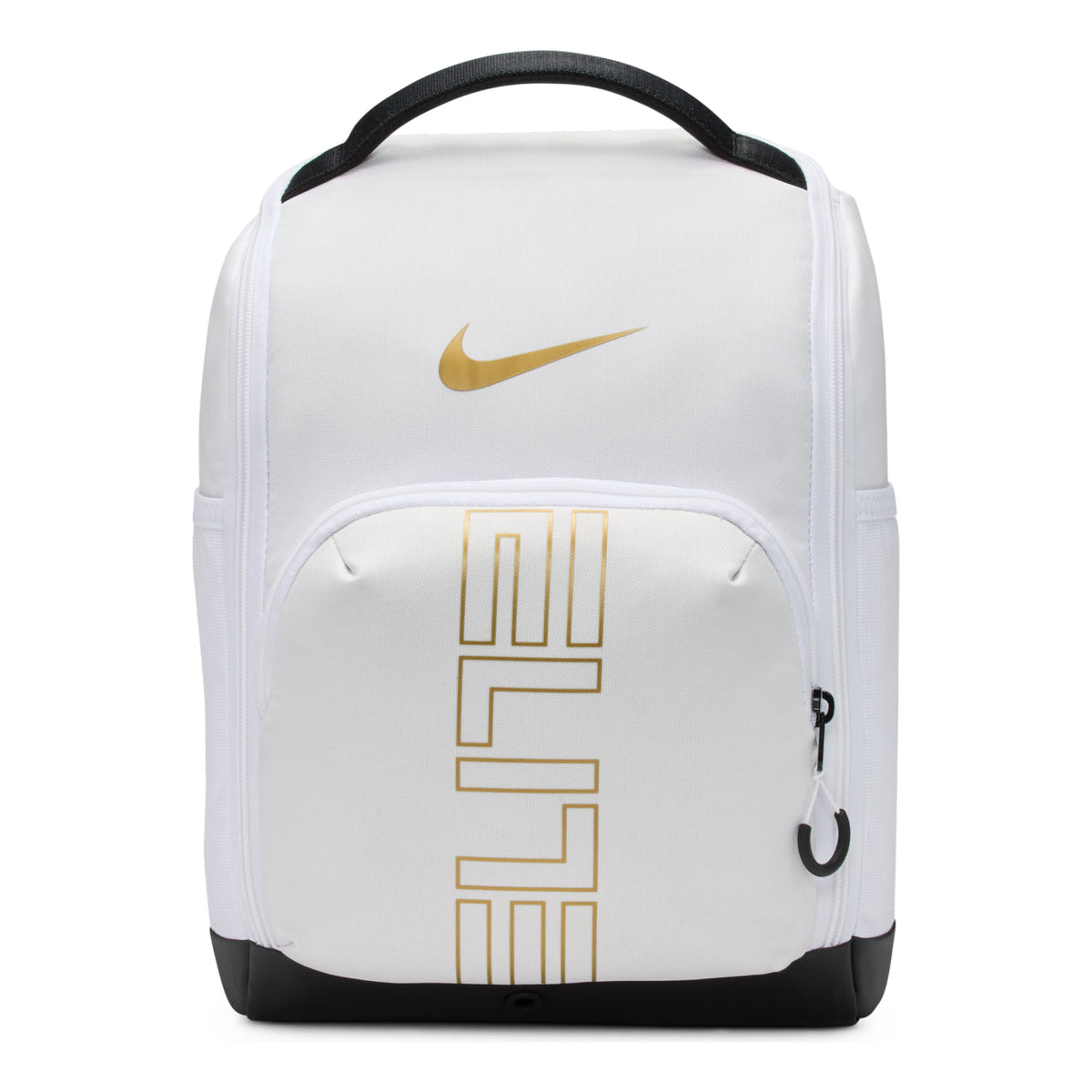 Nike Varsity Elite Shoe Bag 'White Black Metallic Gold' HM9970-100