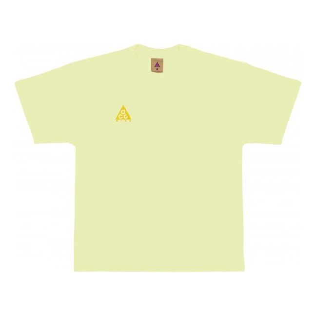 Nike x ACG Small Logo Casual Short Sleeve Green BQ7343-335