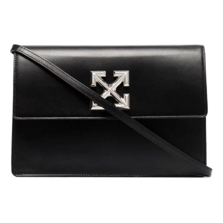 (WMNS) Off-White Jitney 1.0 Crossbody Bag 'Black' OWNA091E197190771000
