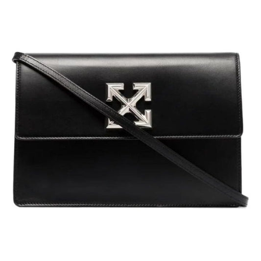 (WMNS) Off-White Jitney 1.0 Crossbody Bag 'Black' OWNA091E197190771000