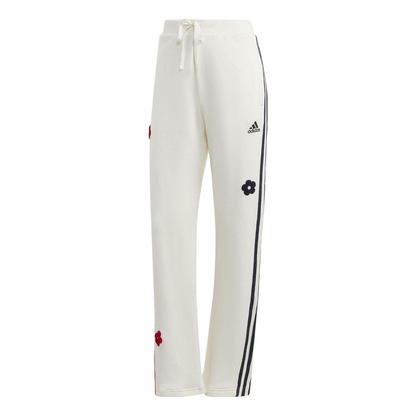 (WMNS) adidas 3-Stripes High Rise Joggers Asia Sizing 'White' IC8697
