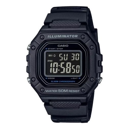 CASIO Illuminator Digital 'Black' W-218H-1BV