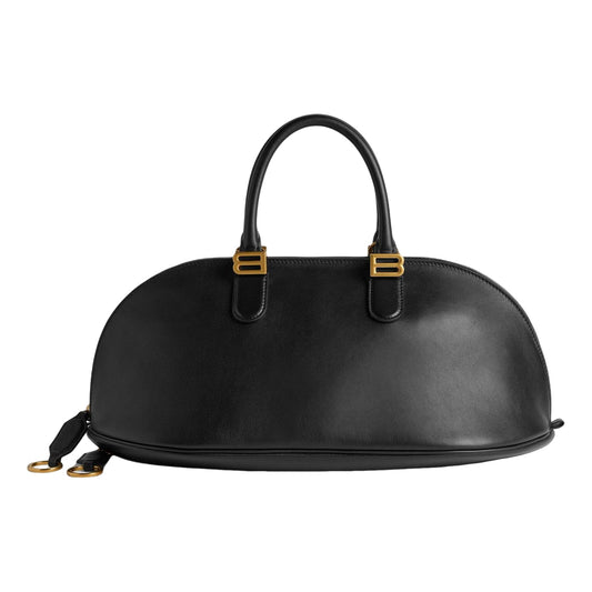 (WMNS) Balenciaga SS26 Bolero Bowling Bag Medium 'Black' 8680742ACJS1000
