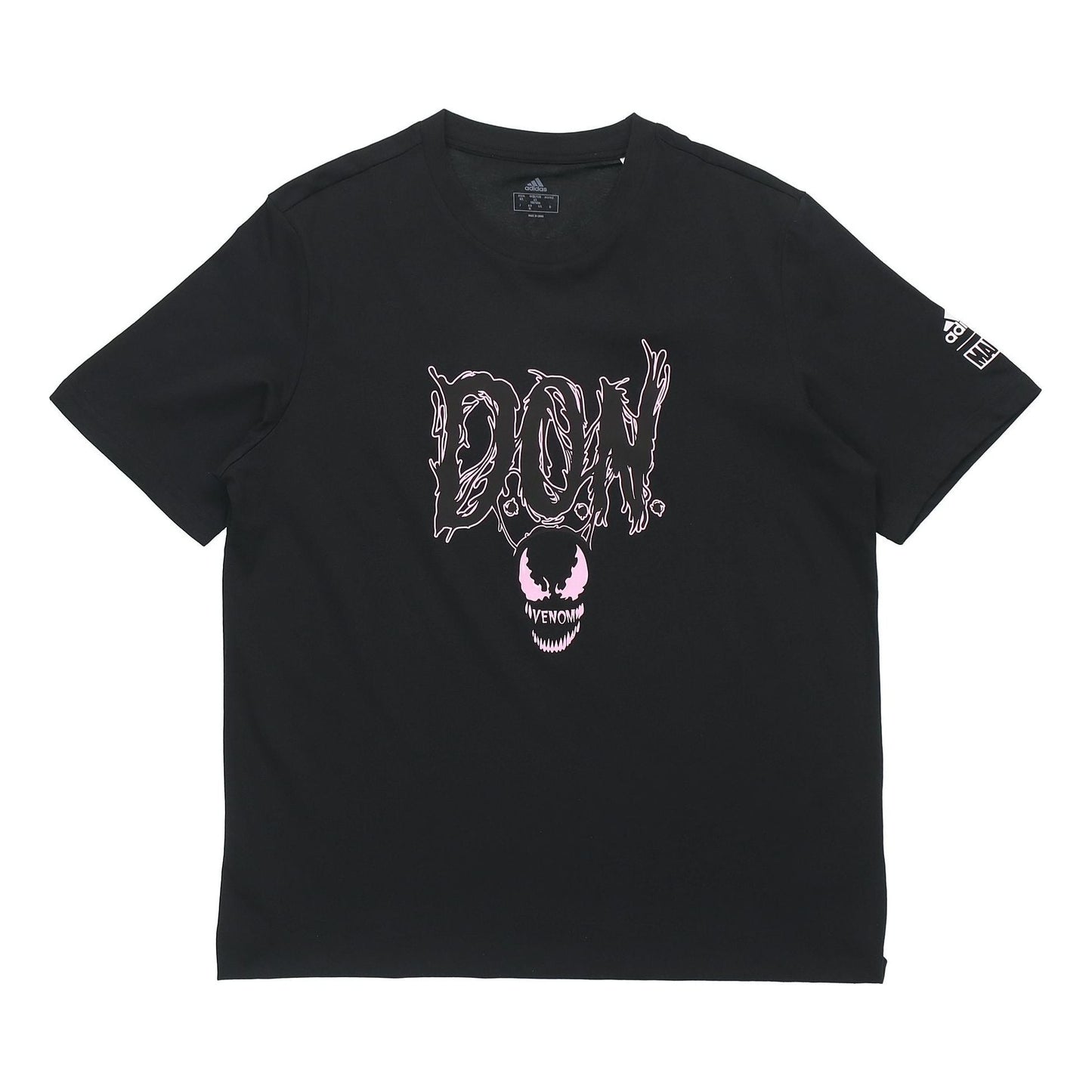 adidas Don Venom Tee Basketball Sports Short Sleeve Black GI8874