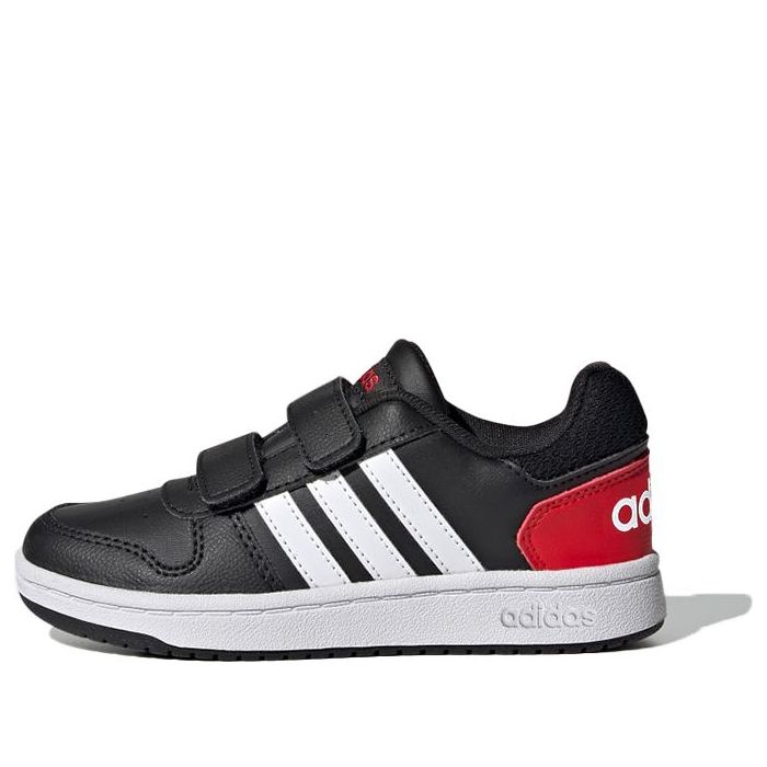 (PS) adidas Hoops 2.0 'Black White Red' FY9442