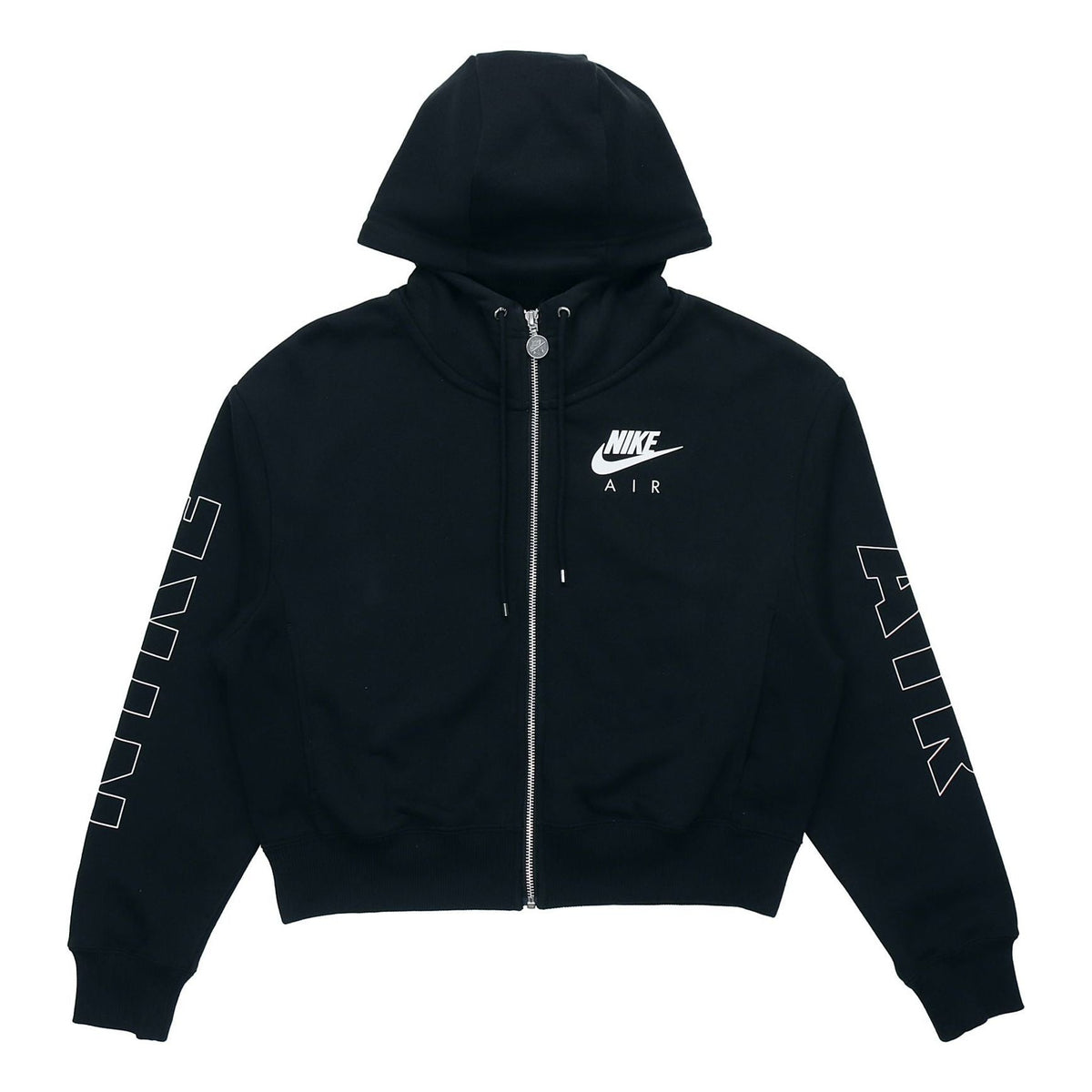 (WMNS) AS W Nike Sportswear Air Hoodie FZ FLC BB Black CJ3043-010