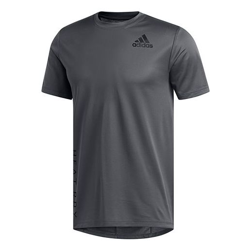 adidas Trg Tee H.Rdy Sports Training Short Sleeve Gray FM2100