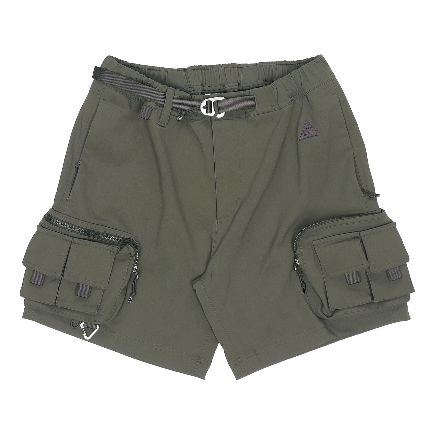 Men's Nike x ACG Logo Lacing Waterproof Multiple Pockets Shorts Military Green DH8348-355