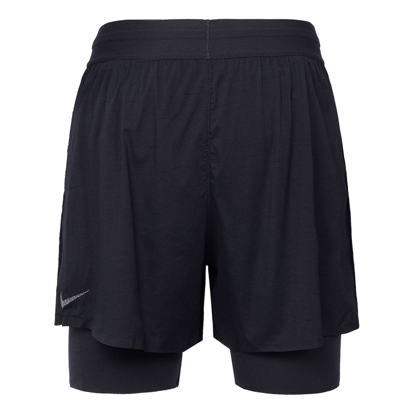 Nike Yoga Solid Color Lacing Breathable Casual Sports Shorts Black DN1521-010