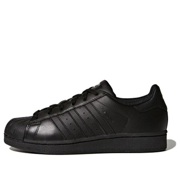 (GS) adidas Superstar Foundation J 'Triple Black' B25724