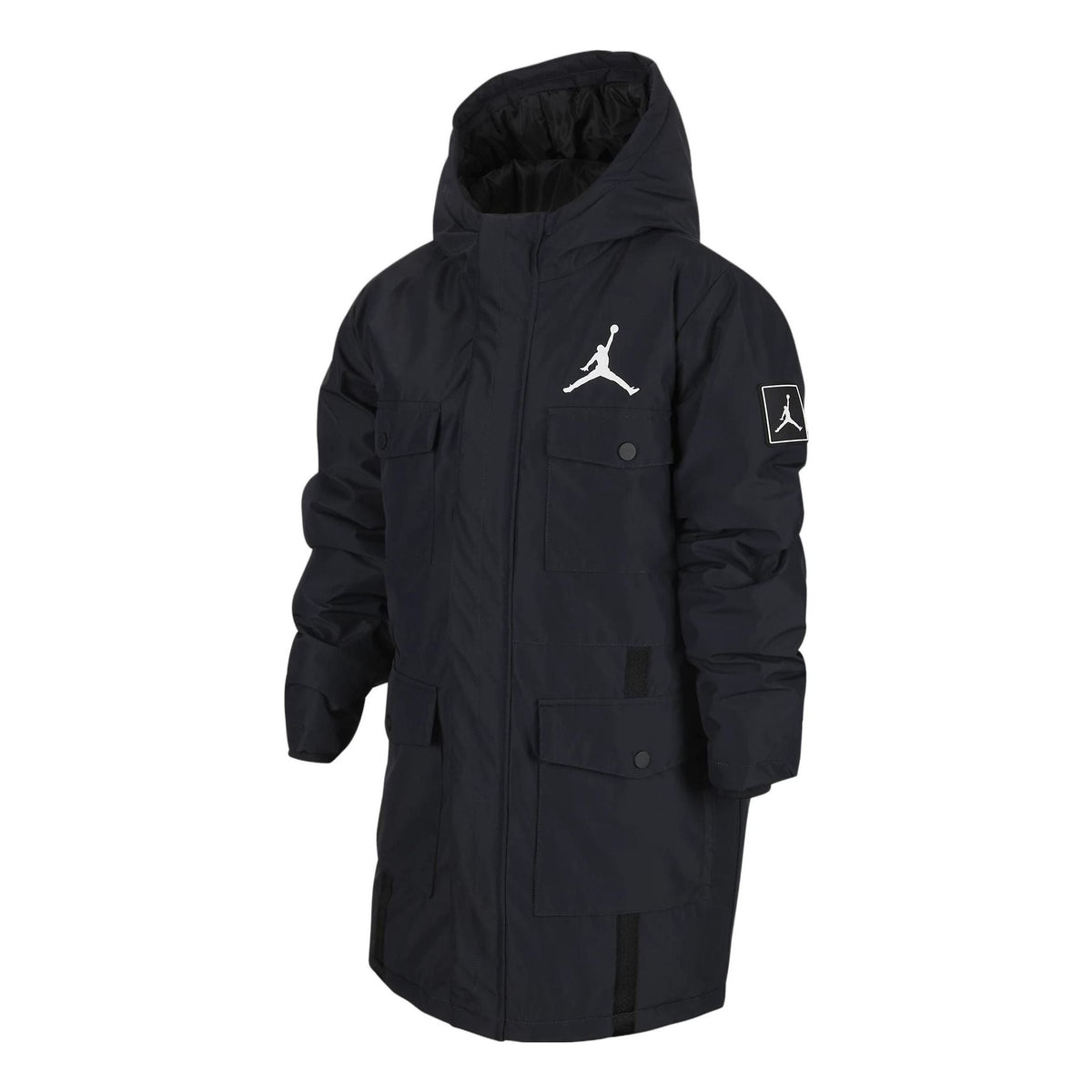 (GS) Air Jordan Essentials Down Parka Jacket 'Black' FV5813-010