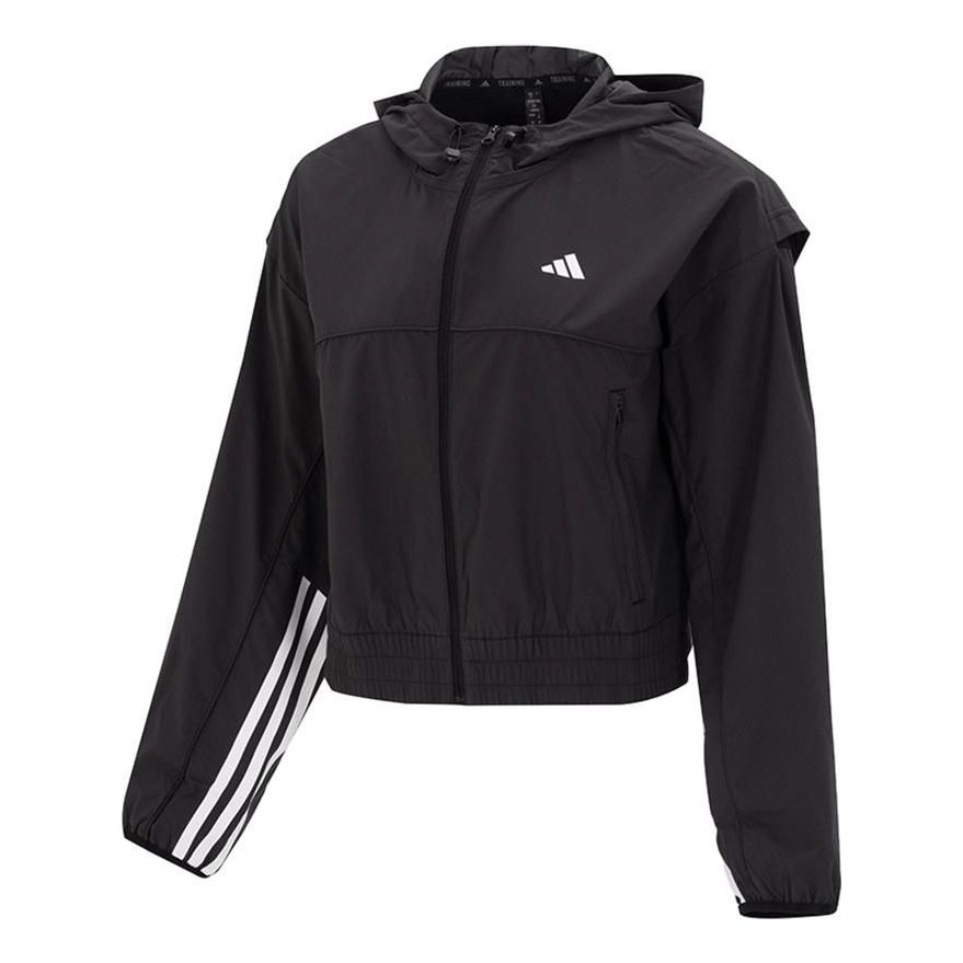 (WMNS) adidas WIND.RDY Hyperglam Windbreaker Asia Sizing 'Black' IL6977
