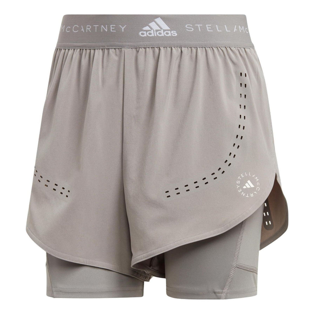 (WMNS) adidas Truepurpose Two-in-one Shorts 'Grey' HR8217