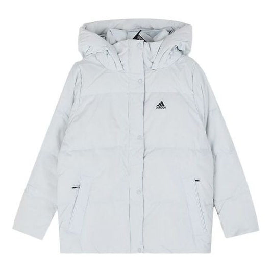 (WMNS) adidas Down Jacket Asia Sizing 'Blue' EH3983