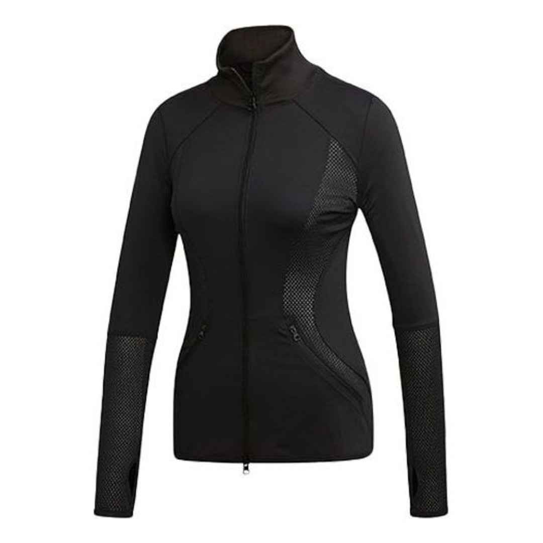 (WMNS) adidas Essentials Mid-Layer Jacket Asia Sizing 'Black' EA2219