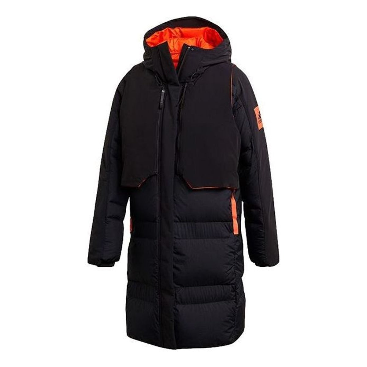 (WMNS) adidas Myshelter Cold.RDY Down Jacket Asia Sizing 'Black Orange' FR9529