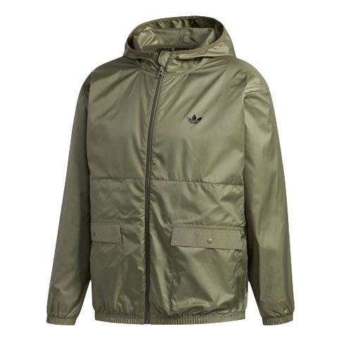 adidas originals Athleisure Casual Sports Jacket Green GD3554
