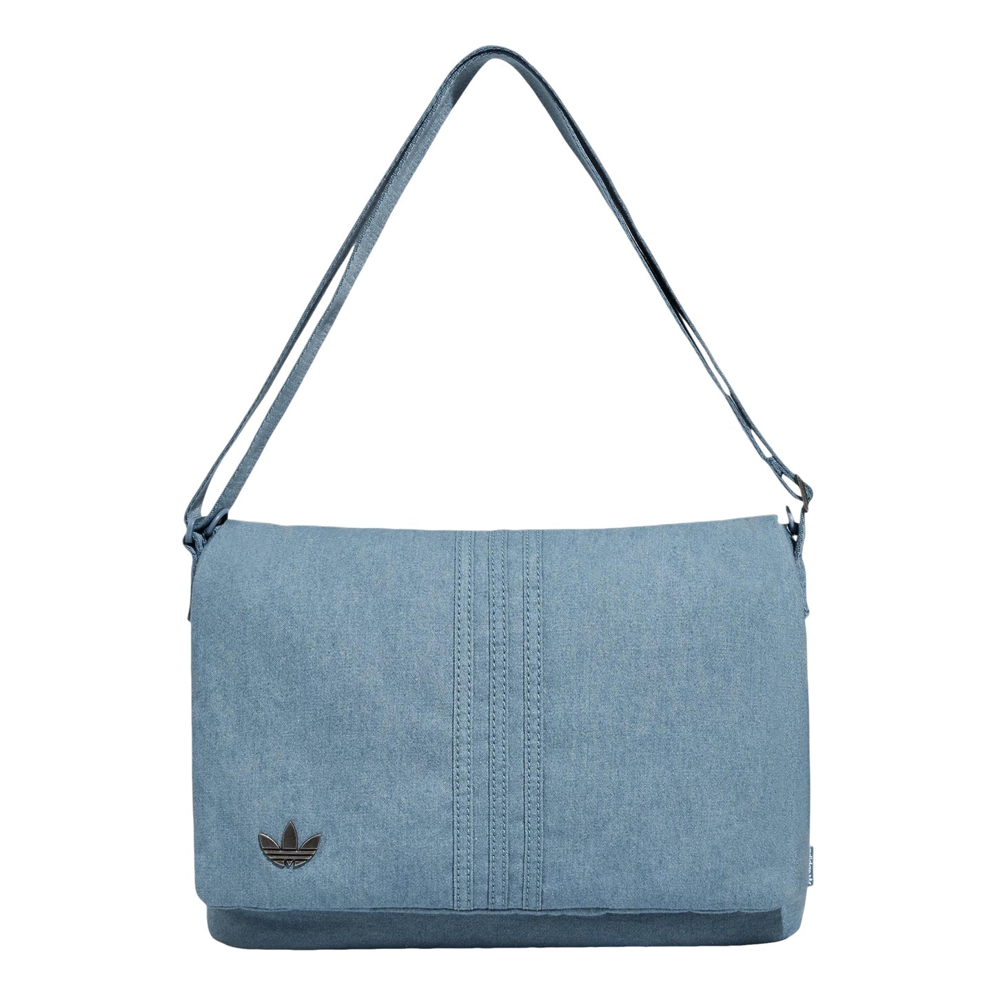 adidas Originals Embossed Trefoil Logo Shoulder Bag 'Sky Blue' LD6378