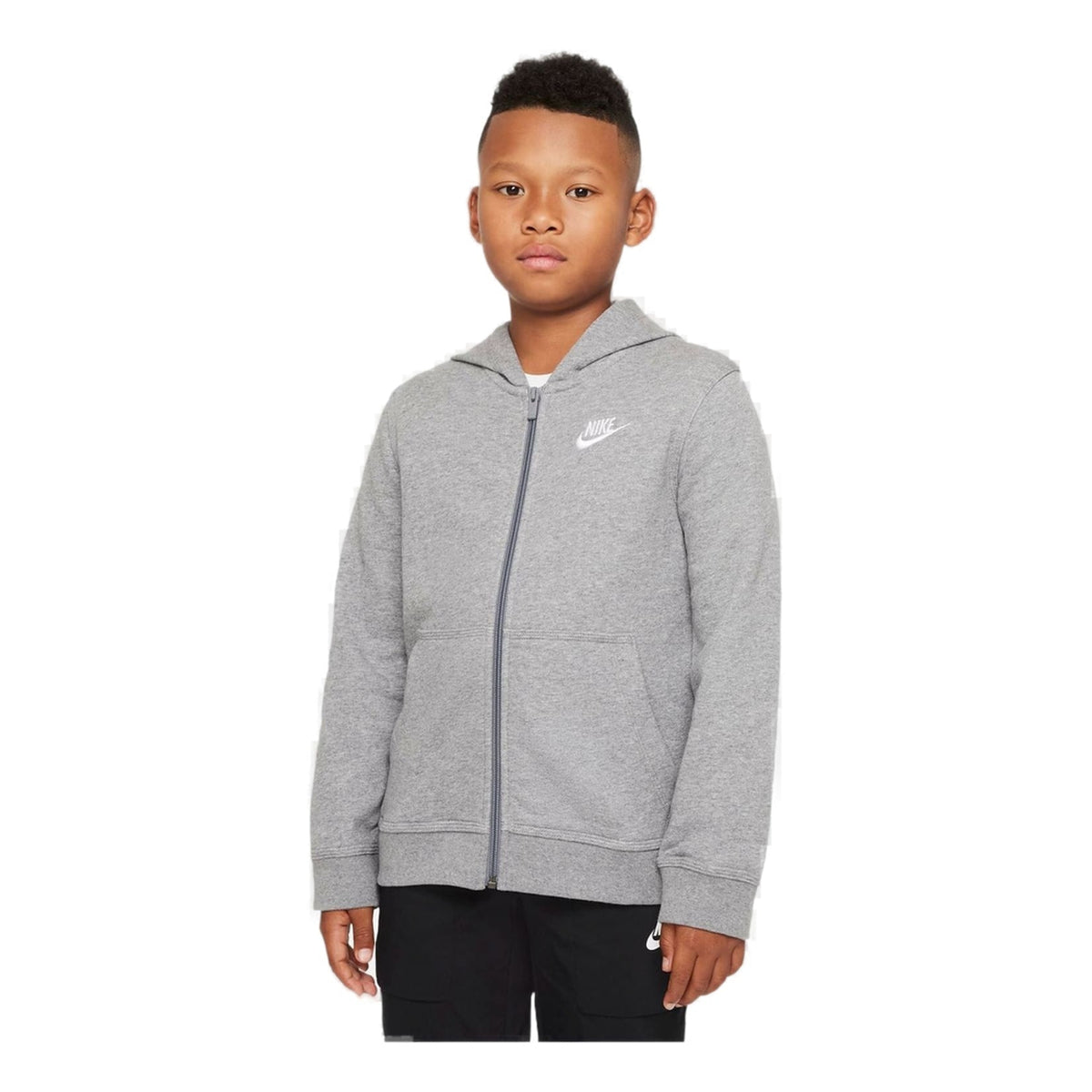 (GS) Nike Sportswear Club Logo Hoodie 'Grey' DD1698-091