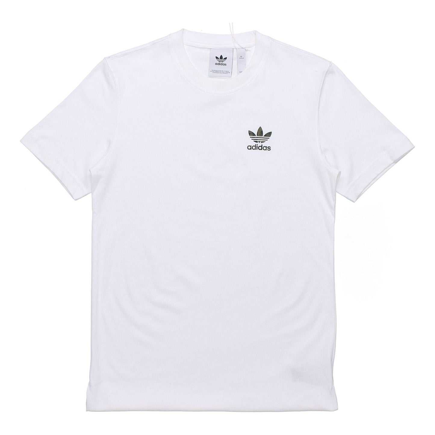 adidas originals Solid Color Logo Short Sleeve White FM3355