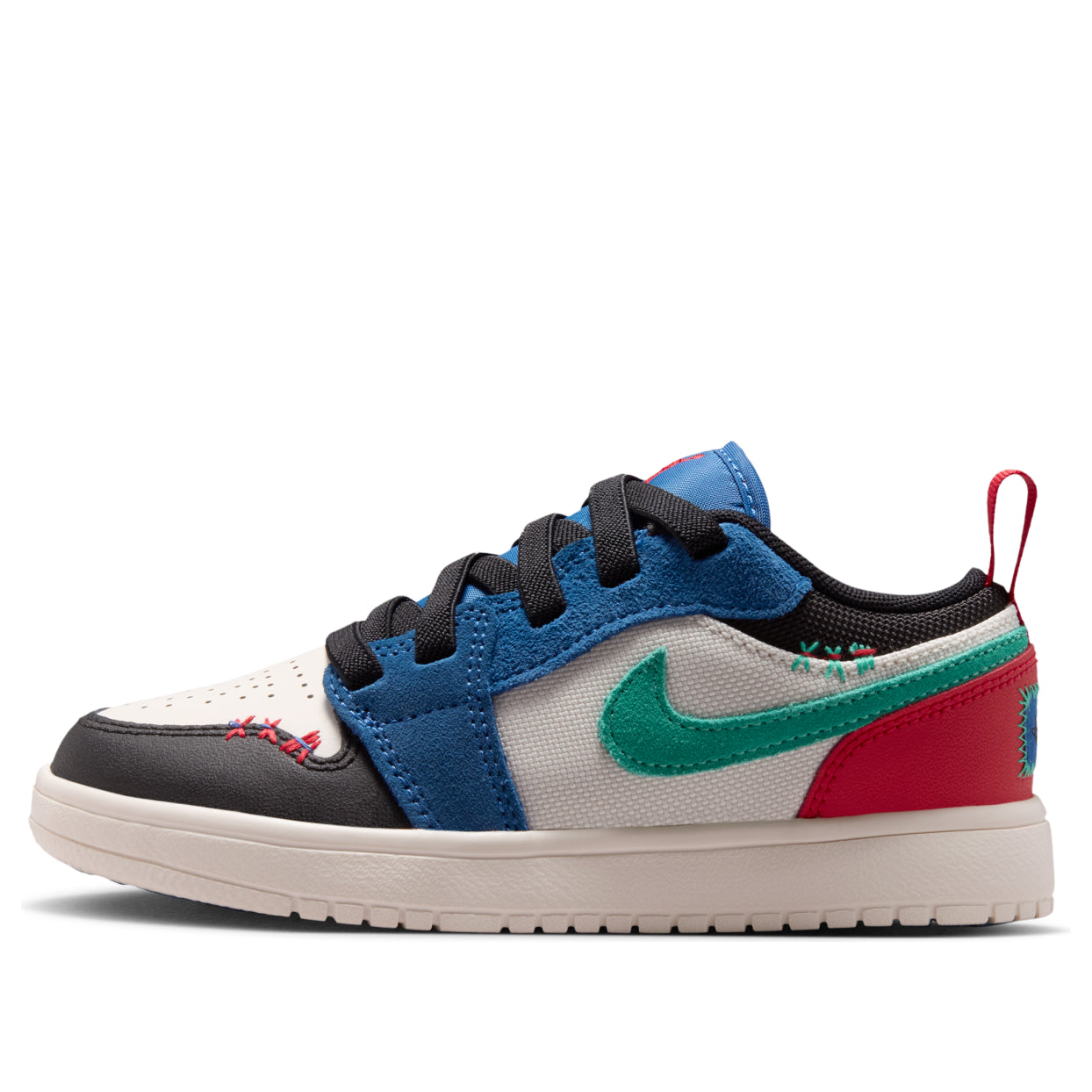 (PS) Air Jordan 1 Low Alt SE 'True Blue Red Kinetic Green' IO2054-401