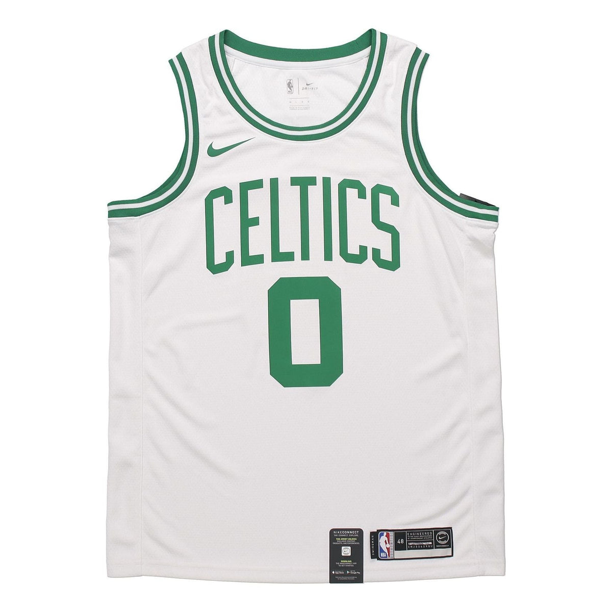 Nike NBA Boston Celtics Tatum Jersey 'White Green' 864403-101