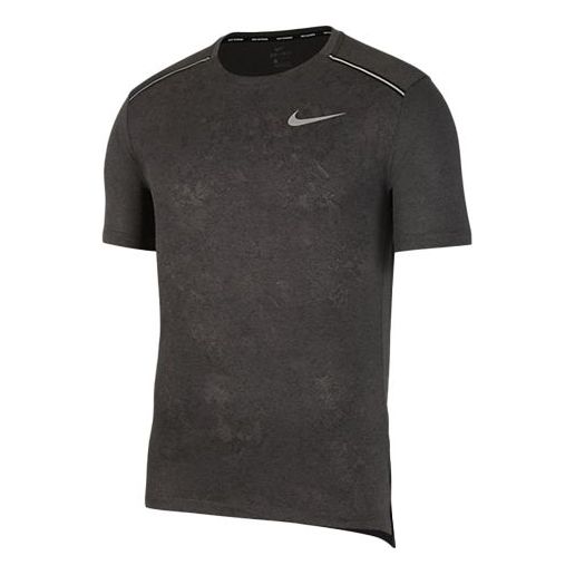 Men's Nike Running Training Short Sleeve Black T-Shirt CN8463-010