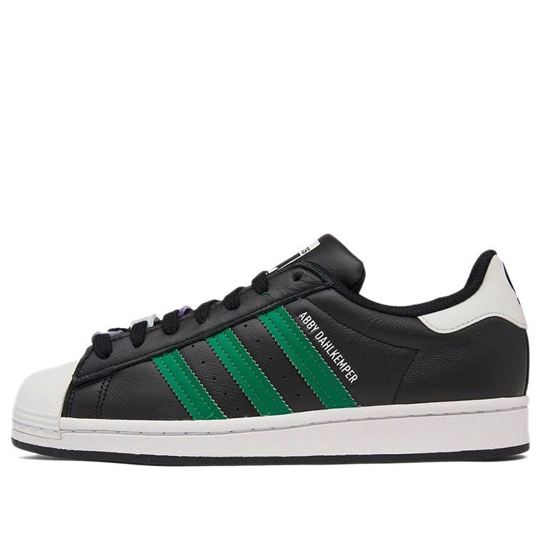 (WMNS) adidas Abby Dahlkemper x Superstar 'Black Bold Green' GV8825