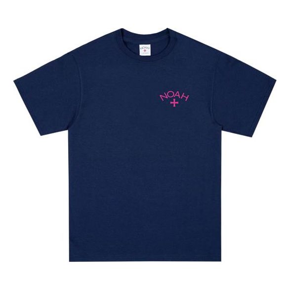 NOAH NYC Summer Core Logo Tee Short Sleeve Unisex Navy Blue T15SS20NVY