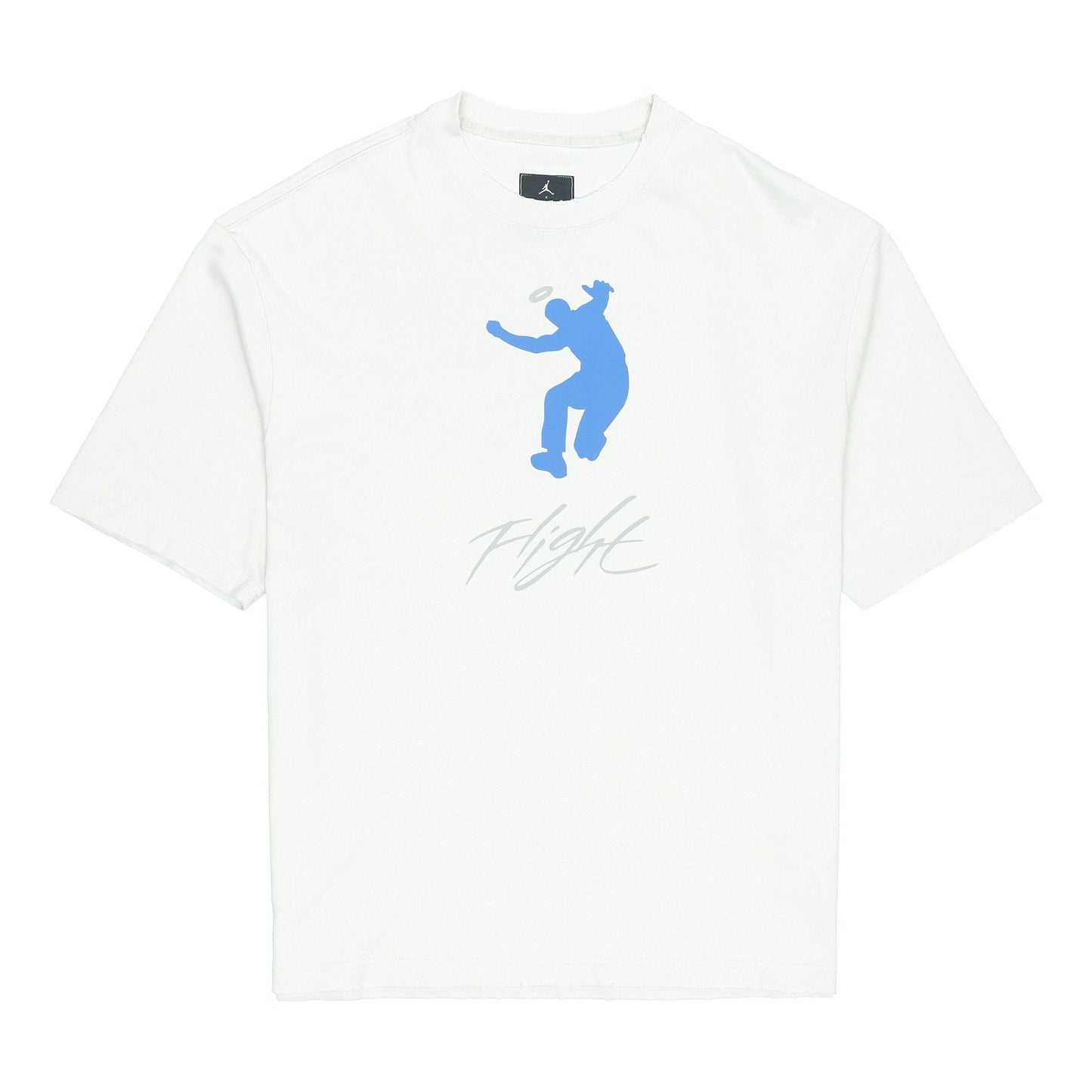 Air Jordan x Union Crossover SS22 Solid Color Character Alphabet Printing Round Neck Short Sleeve Asia Edition Gray DM2840-025