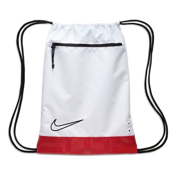 Nike Elite Drawstring Gym Sack 'White Red' BA6162-100