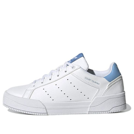 (GS) adidas Court Tourino J 'White Light Blue' H00763
