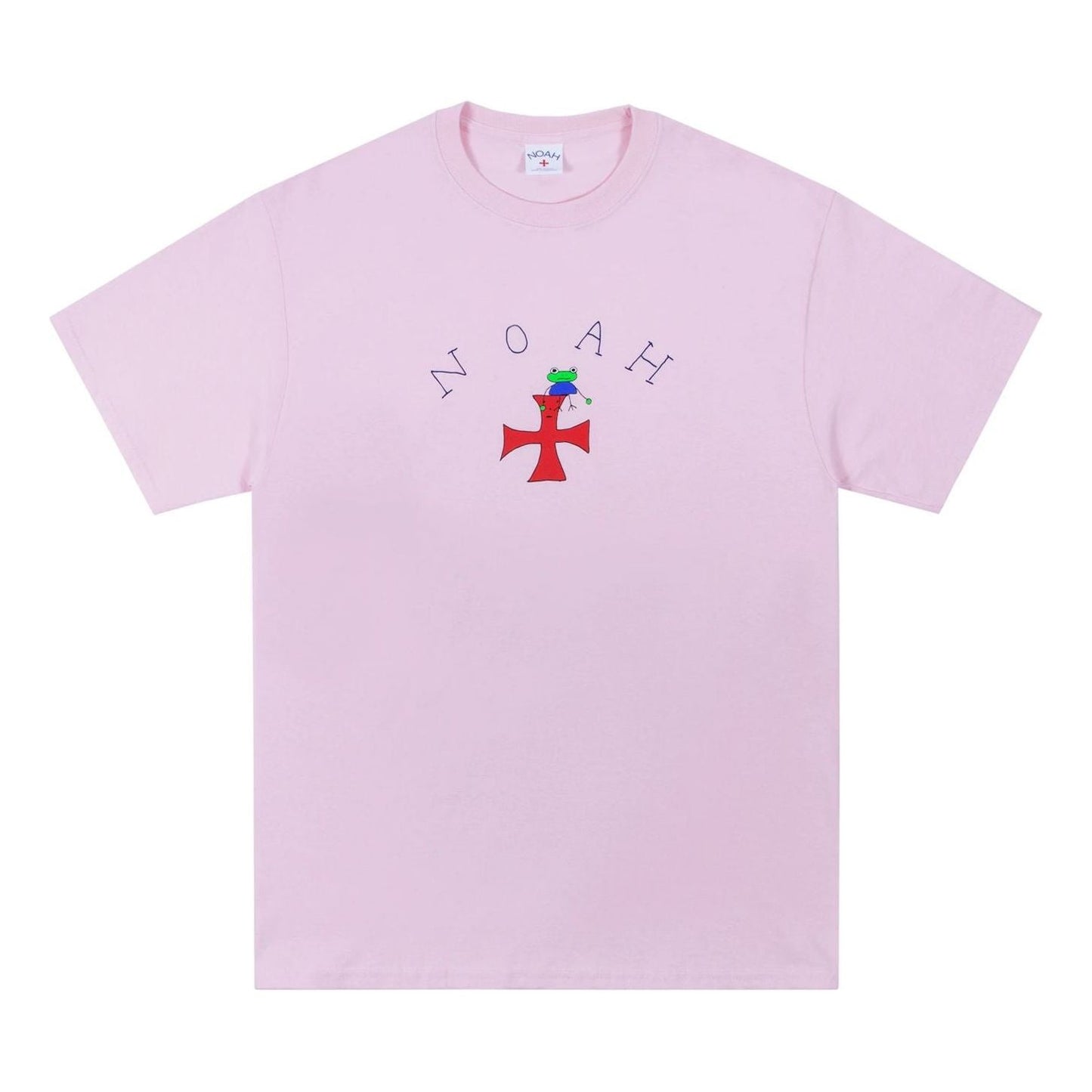 NOAH x Frog Core Logo Tee Printing Short Sleeve Unisex Pink T20SS20PPK