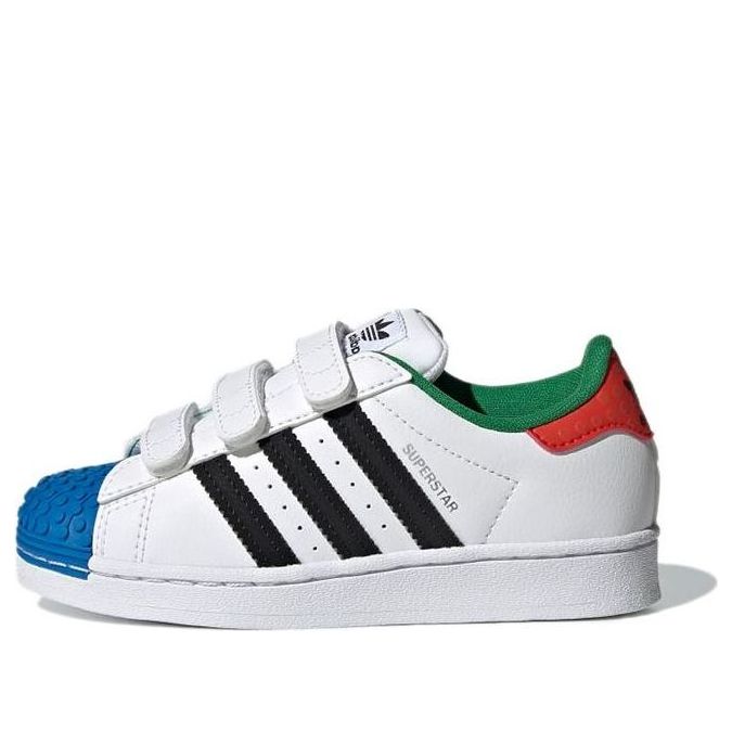 (PS) adidas LEGO x Superstar CF J 'White Red Blue' H03963