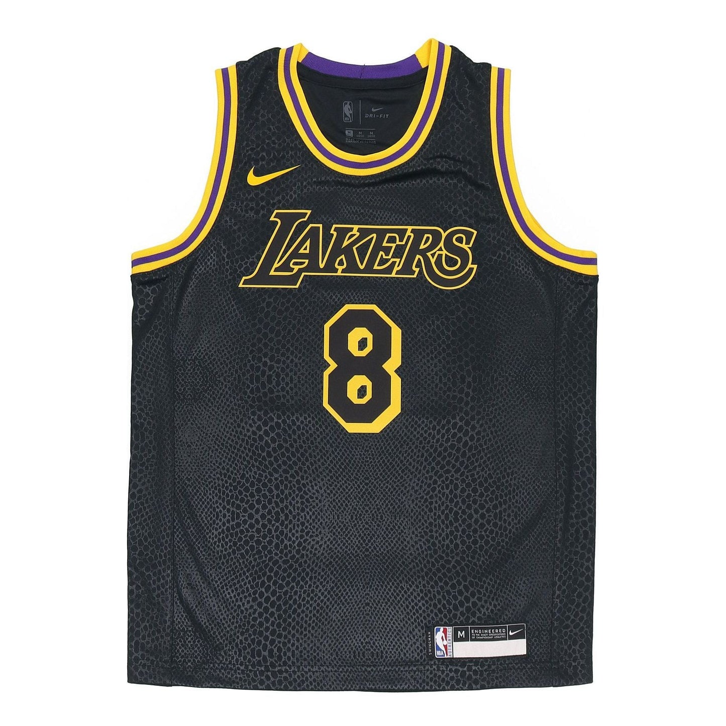 (GS) Nike Older Kids' Los Angeles Lakers City Edition 8&24 Mamba Week Black DM1576-010