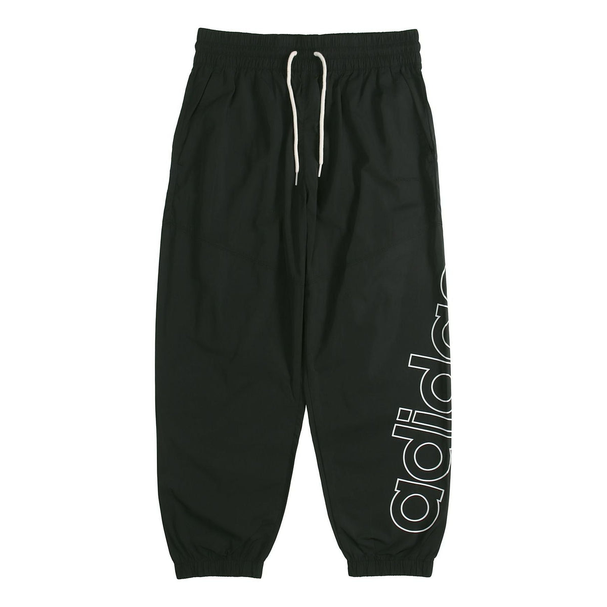 (WMNS) adidas neo Brlv Wvn Tp Logo Printing Sweatpants Black GK1497