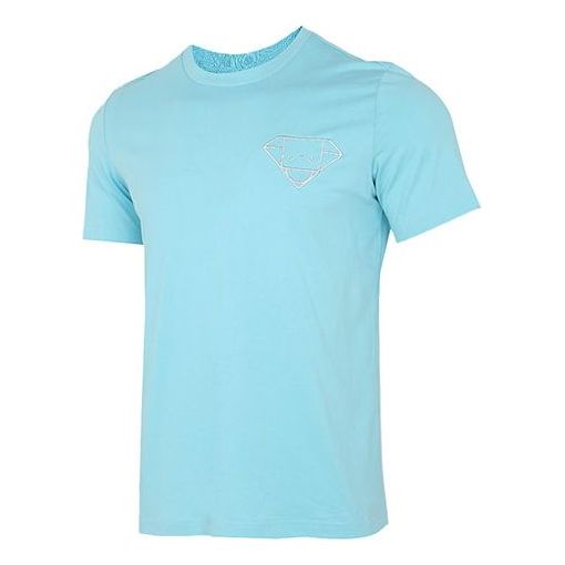 adidas Diamond Tee Short-sleeved Breathable Running Blue GN5115
