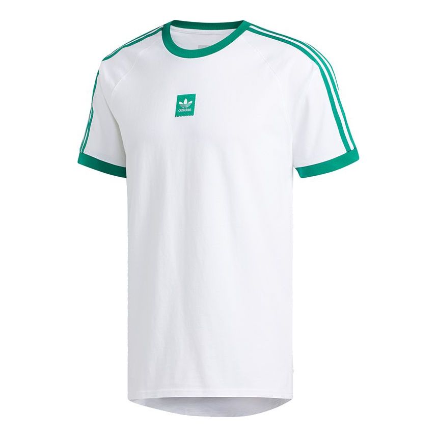 adidas originals Printing Casual Sports Round Neck Short Sleeve White EC7376