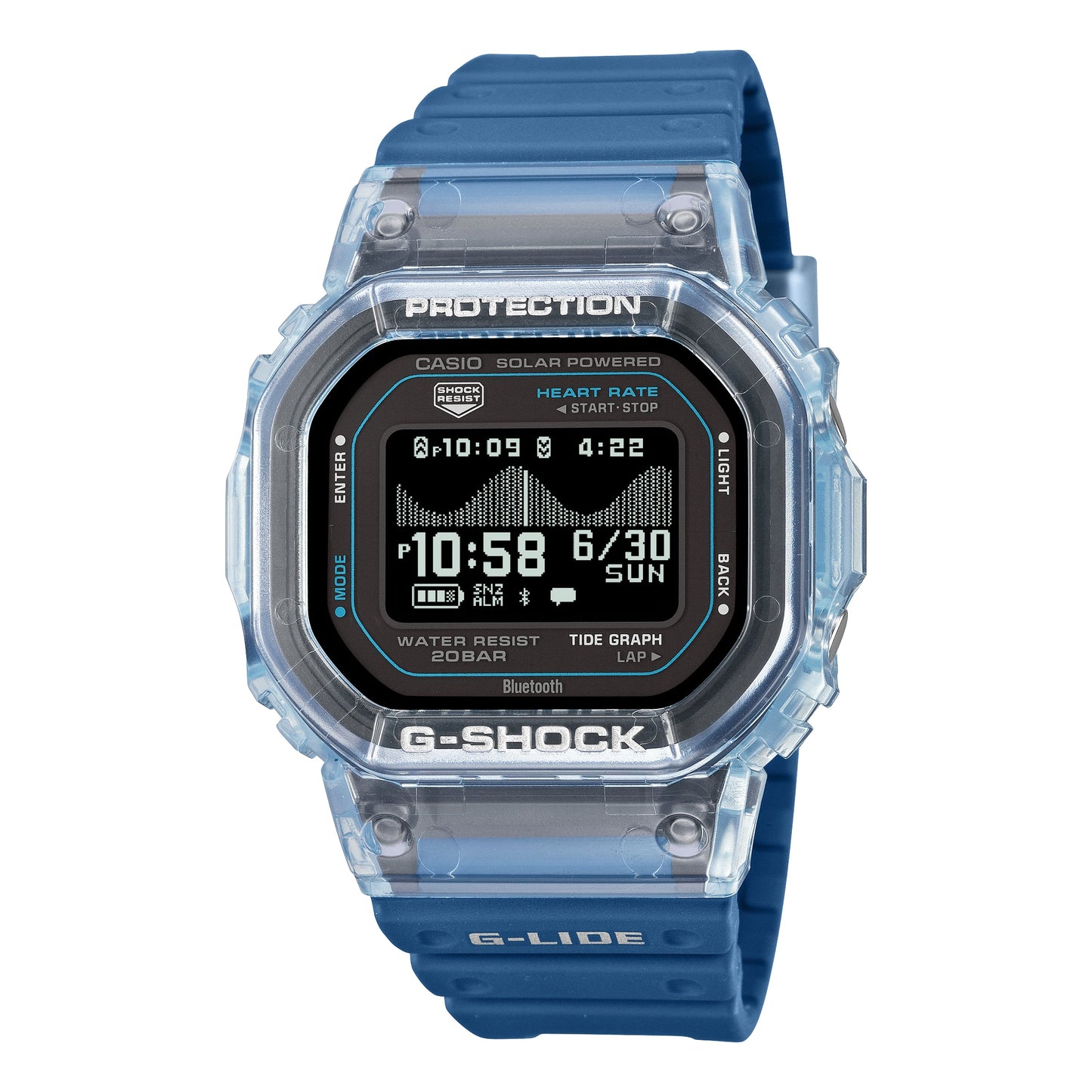 CASIO G-LIDE GBX-H5600 Series Digital 'Blue' GBX-H5600-2