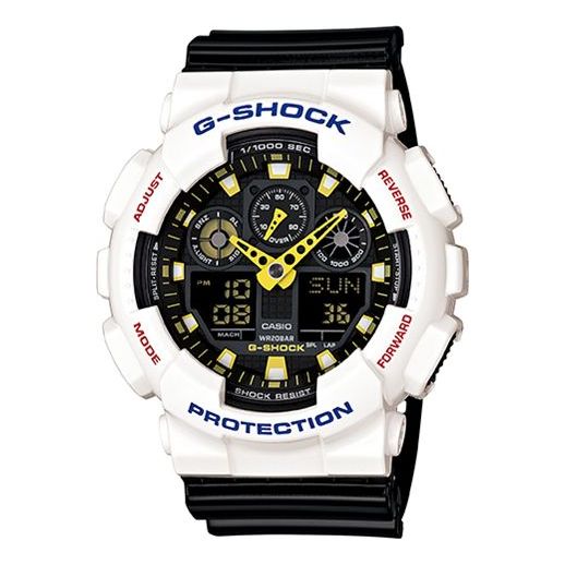 CASIO G-Shock Analog-Digital 'Black White' GA-100CS-7