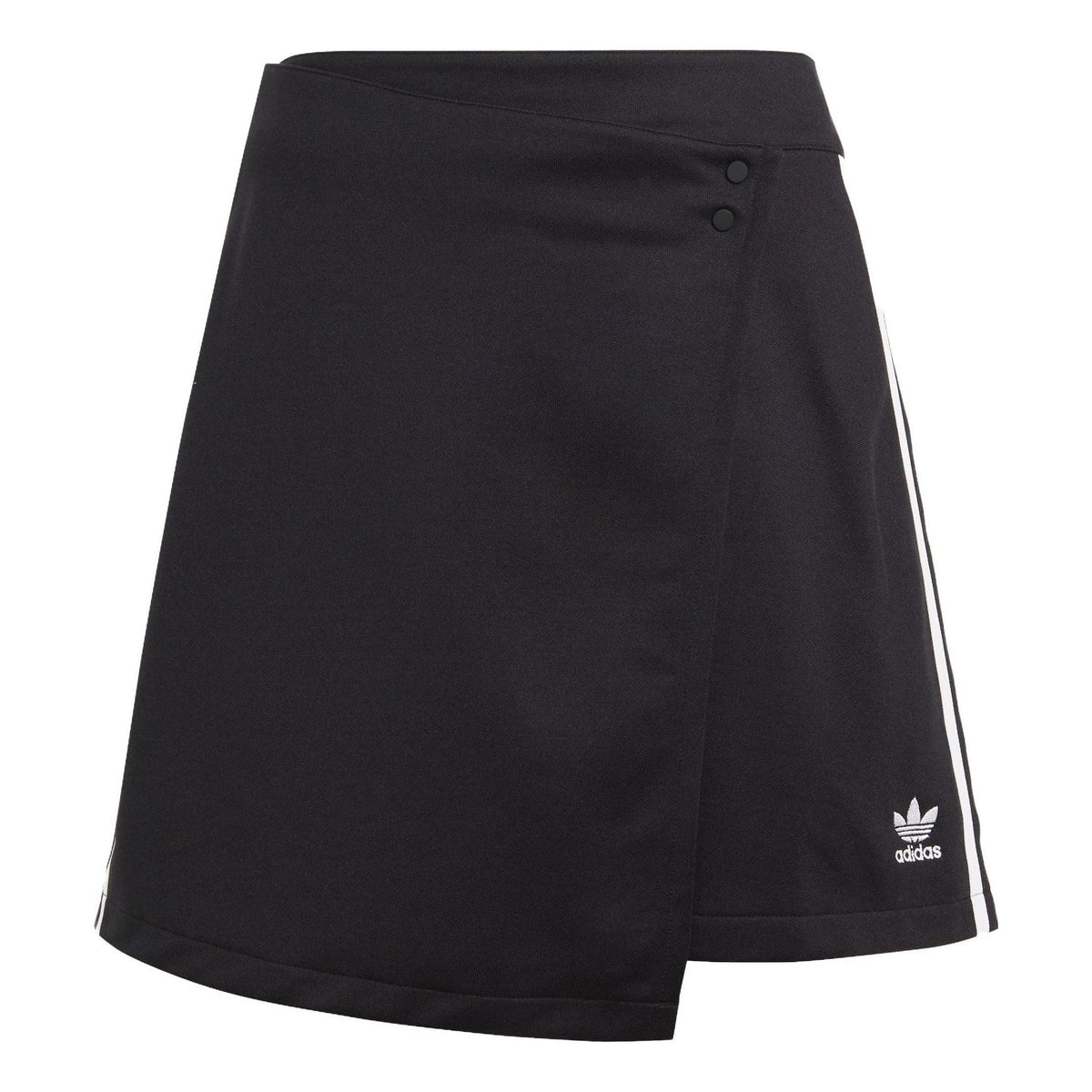 (WMNS) adidas Adicolor Classics 3-Stripes Short Wrapping Skirt Asia Sizing 'Black White' IC5475