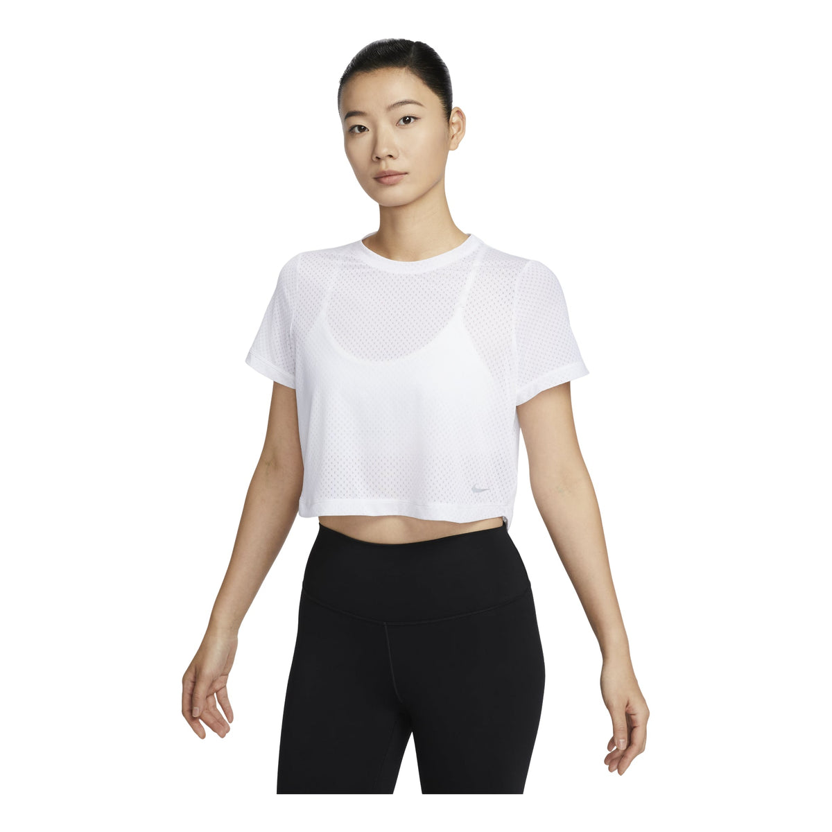 (WMNS) Nike One Classic Dri-FIT T-shirt Asia Sizing 'White' FN4118-100