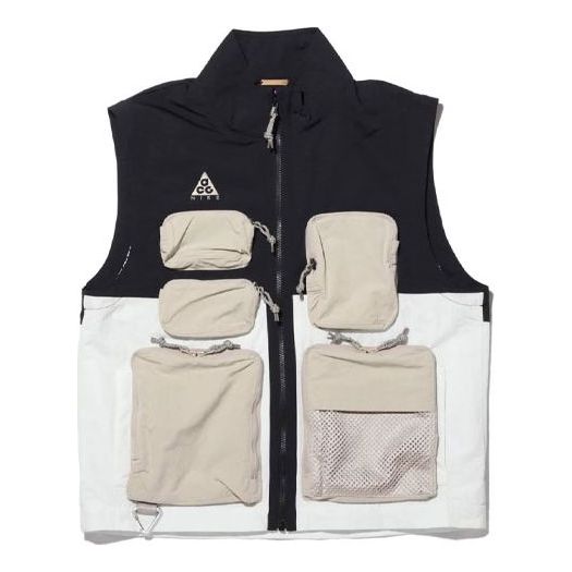 Nike x ACG Colorblock Functional vest Black White Gray 'Black Smtwht String' CK7237-010