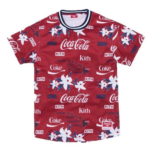 KITH x Coca-Cola x Mitchell & Ness BP Hawaii Jersey Tee KH-001