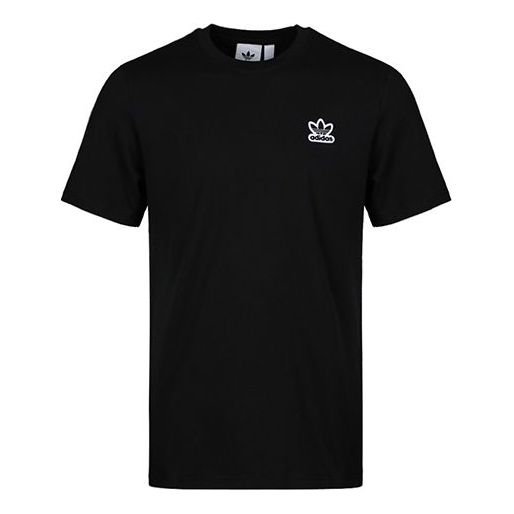 adidas originals 3D Logo Short Sleeve Black DN8023