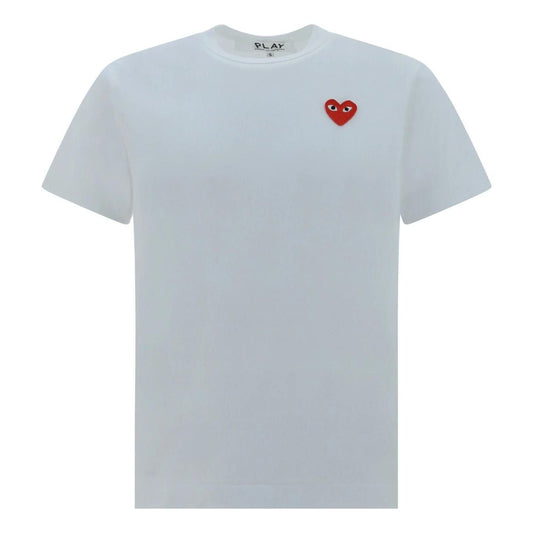 COMME des GARCONS PLAY SS25 Heart Emblem T-Shirt 'White' AX-T108-051-2