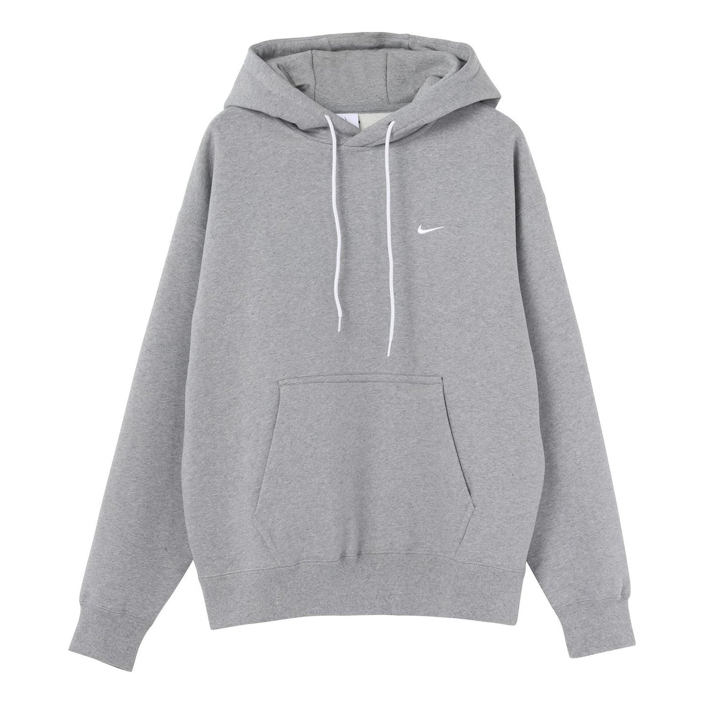 Men's Nike Logo Embroidered Solid Color Fleece Lined Casual Gray DA0316-063