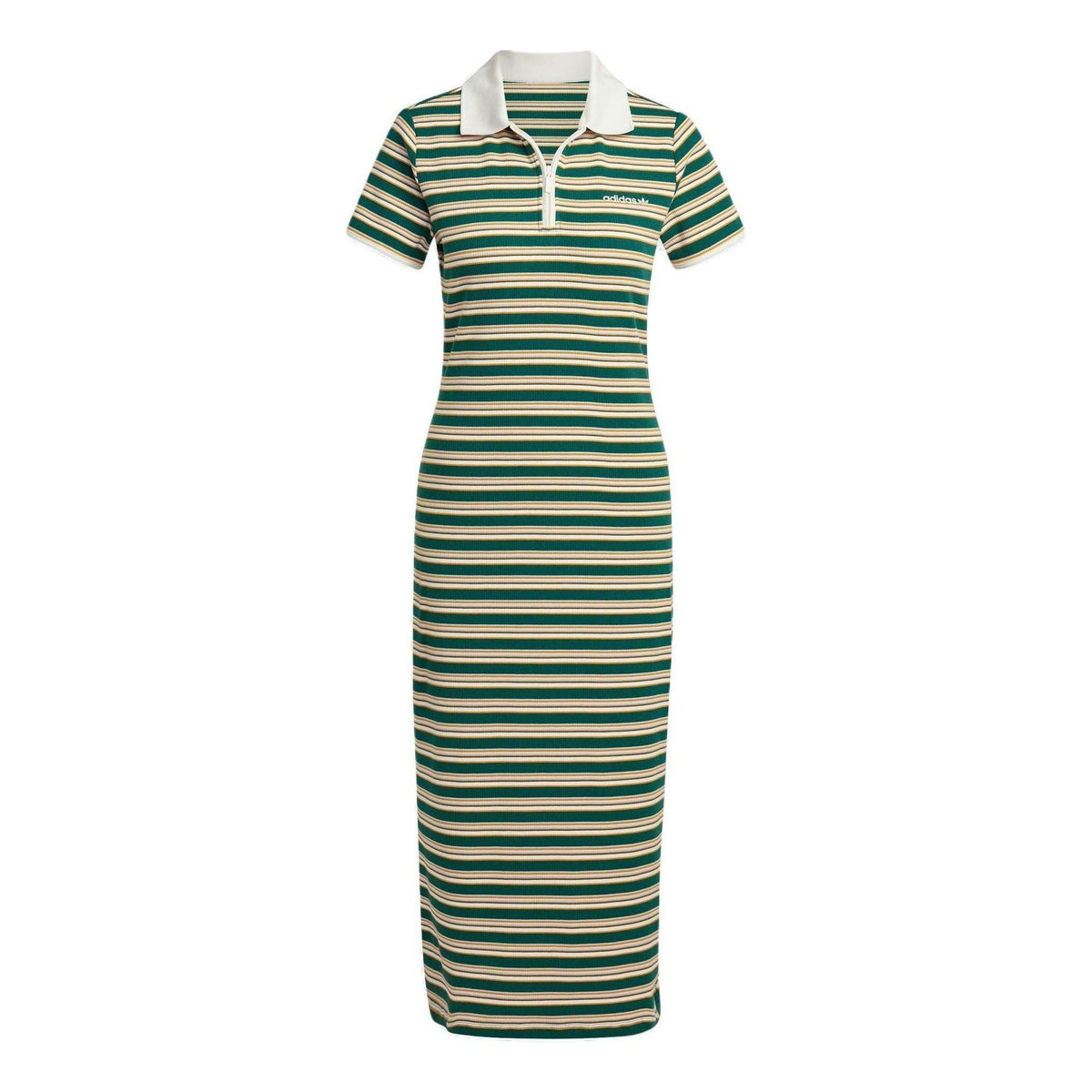 (WMNS) adidas '80S Stripes Dress 'Green Yellow White' Asia Sizing JC6178