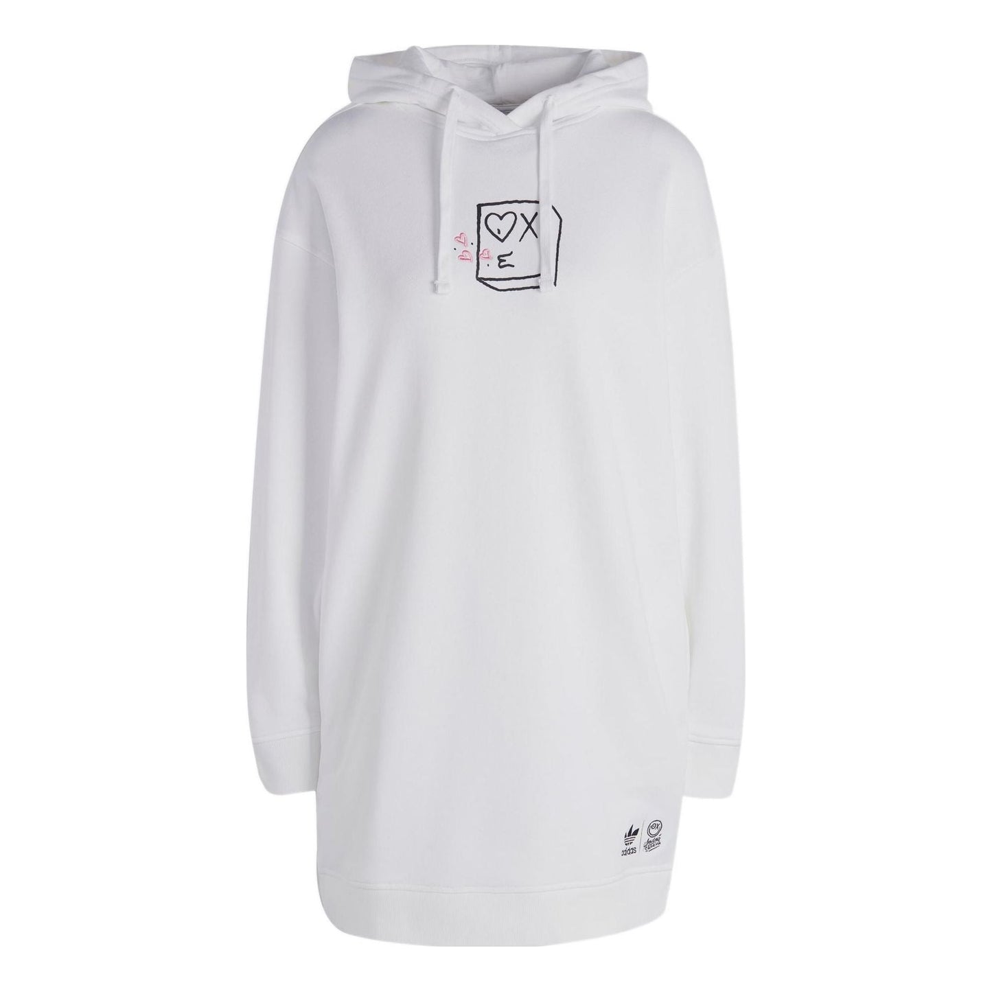 (WMNS) adidas Original ANDRE SARAIVA hooded dress 'White' HY4270