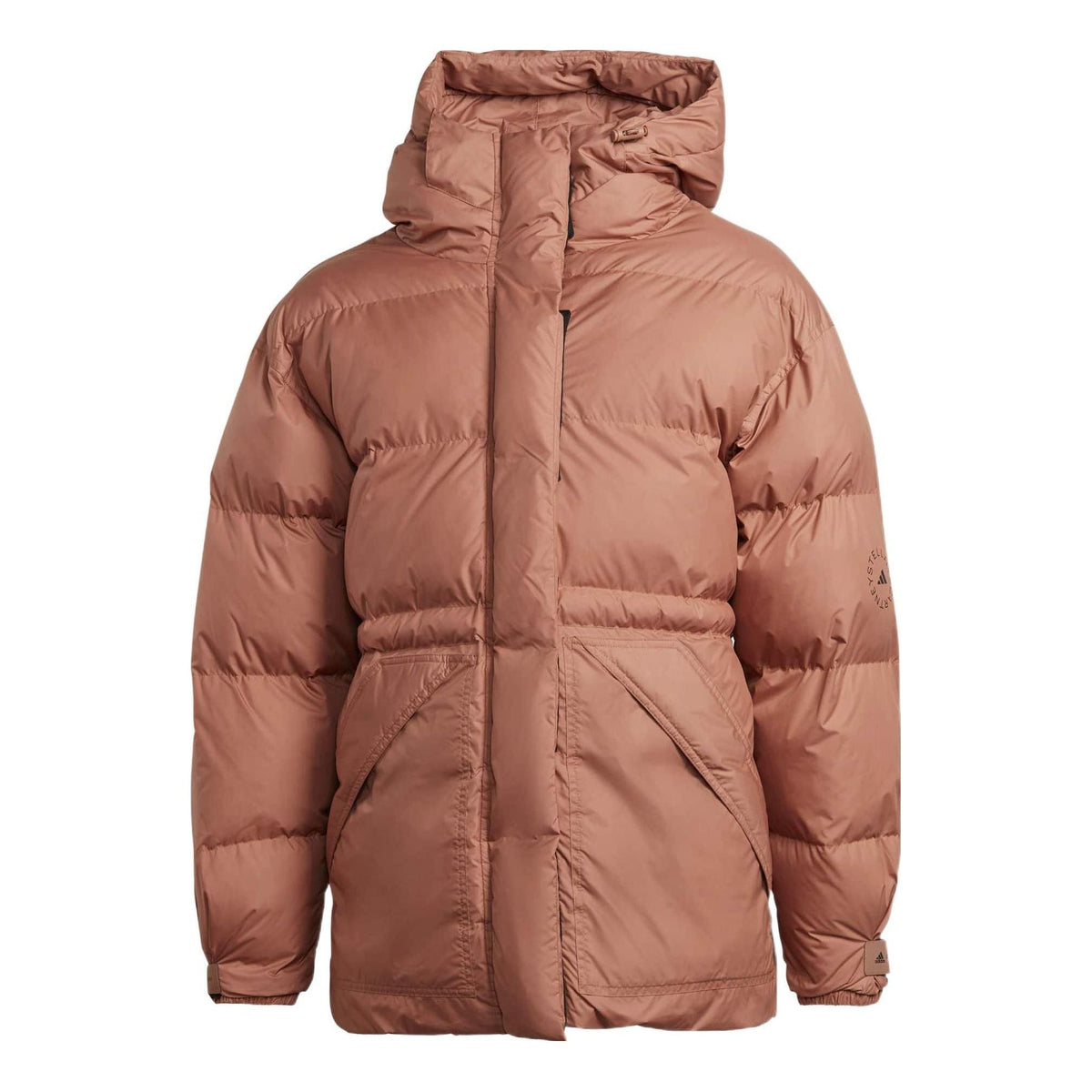 (WMNS) adidas by Stella McCartney Mid-Length Padded Winter Jacket Asia Sizing 'Brown' HG6892